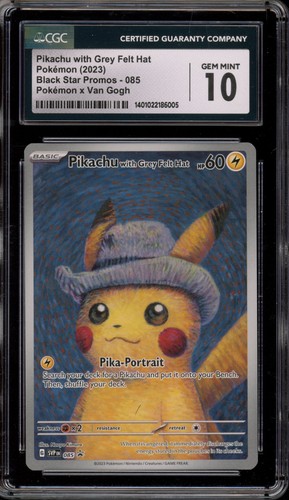 Pikachu with Grey Felt Hat