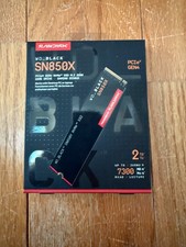 Western Digital WD BLACK SN850X 2TB NVMe Internal SSD WDS200T2X0E 