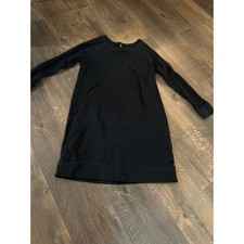 Torrid Black Mesh Panel Long Sleeve Sweatshirt Dress Plus Size 1