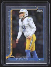2025 Topps Chrome Cameron Dicker #162 Los Angeles Chargers