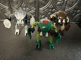 LEGO Bionicle Bohrok Green Rubber Belt and Karma Masks Set Of 6 (8560-8565)