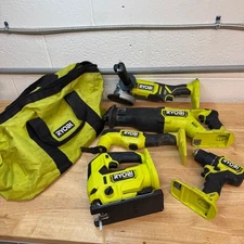 Ryobi Cordless 5-Tool - Power Tool Combo Set
