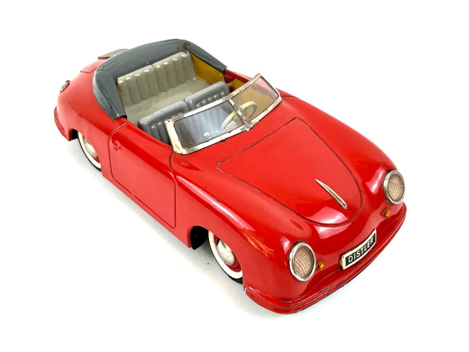 Spielzeug Auto Porsche 356 Distler Electro Matic 7500 mit Zündschlüssel - Bild 1 von 4