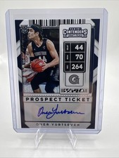 2020-21 Panini Contenders Draft Picks - Sticker Autographs Omer Yurtseven #100