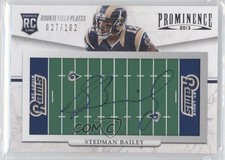 2013 Prominence Rookie Field Plates Signatures /102 Stedman Bailey #186 Auto 0b5