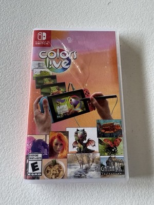Colors Live Nintendo Switch Game & Case No SonarPen Cover Art Damage
