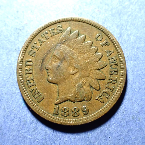 1889 Indian Cent  VF