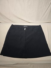 Nike Golf Women's Black Dri-Fit Tour Performance Skirt with Shorts Size 14 1000