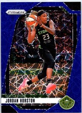2024 Panini Prizm WNBA #103 Jordan Horston Blue Velocity Prizms
