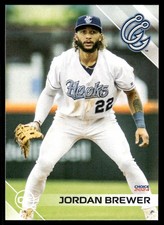 2024 Jordan Brewer Choice Minor League Rookie Card RC Corpus Christi Hooks