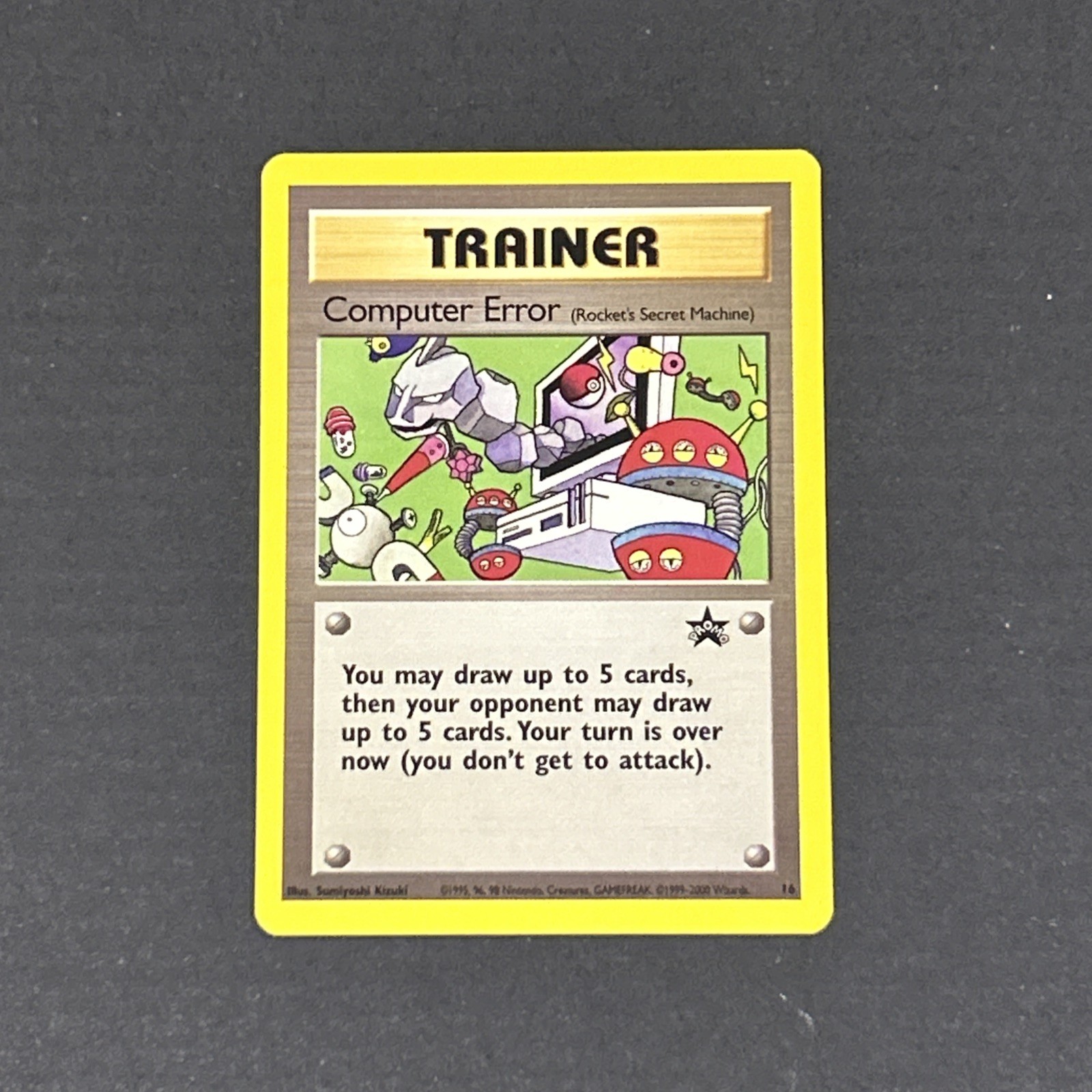 Computer Error #16 WOTC Black Star Promo Trainer 2000 Pokémon TCG MINT UNPLAYED