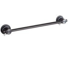 24 Inch Oil Rubbed Bronze Suction Cup Towel Bar Bathroom Accessory Holder Rack