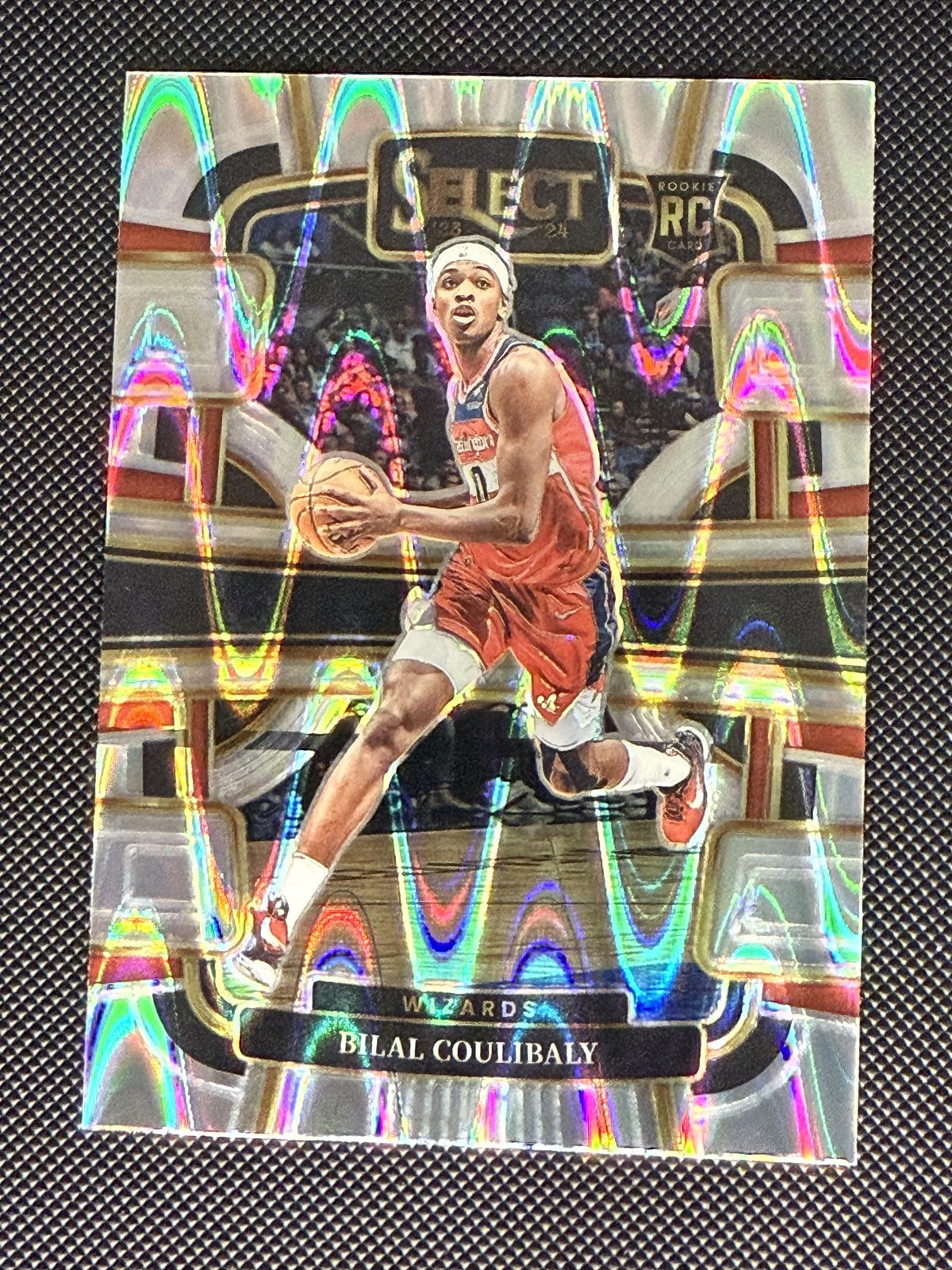 2023-24 Panini Select #97 Bilal Coulibaly Tectonic Prizms