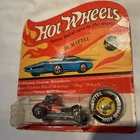 Rare Canadian Carded Redline Hot Wheels 1970 RED BARON Blister Pack, Unpunched