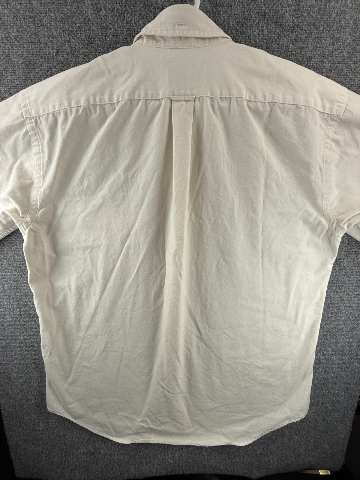 Faconnable Eggshell Button-Down Cotton Large Ivor… - image 15