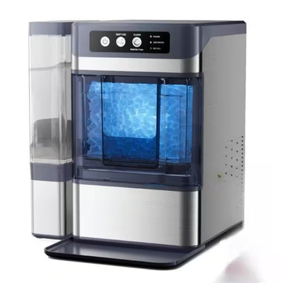 15.9 In. 40 Lb. Nugget Ice Countertop Ice Maker with Self-Cleaning and 3.2 Qt. W