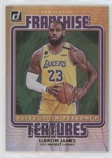 2020-21 Panini Donruss Franchise Features Green Flood LeBron James #14 00d2