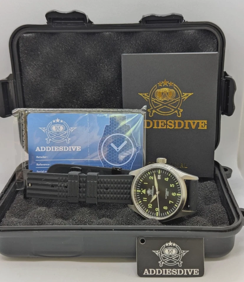 Мужские автоматические часы Trio | Pagani Diver NH35 | Addiesdive Pilot | Tandorio GMT - Изображение 2 из 4