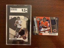 2021 Justin Fields Chicago Bears Rookie Lot Mosaic SGC 9.5 Optic Relic RC 