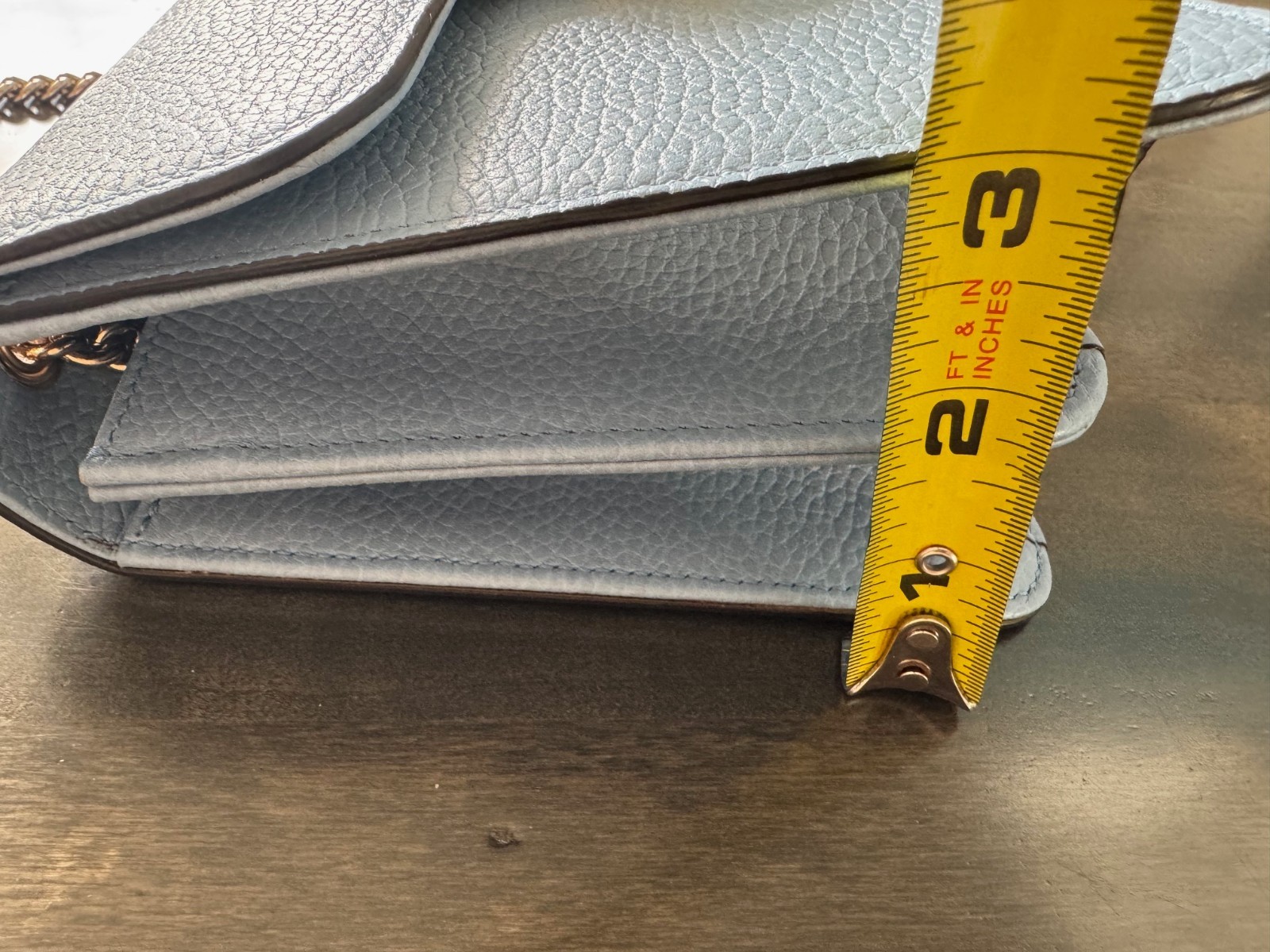 Authentic Gucci GG Interlocking Leather Chain Sma… - image 12