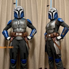 Star Wars Bo Katan Kryze Full Body Armor Helmet Mandalorian Cosplay Costume Set
