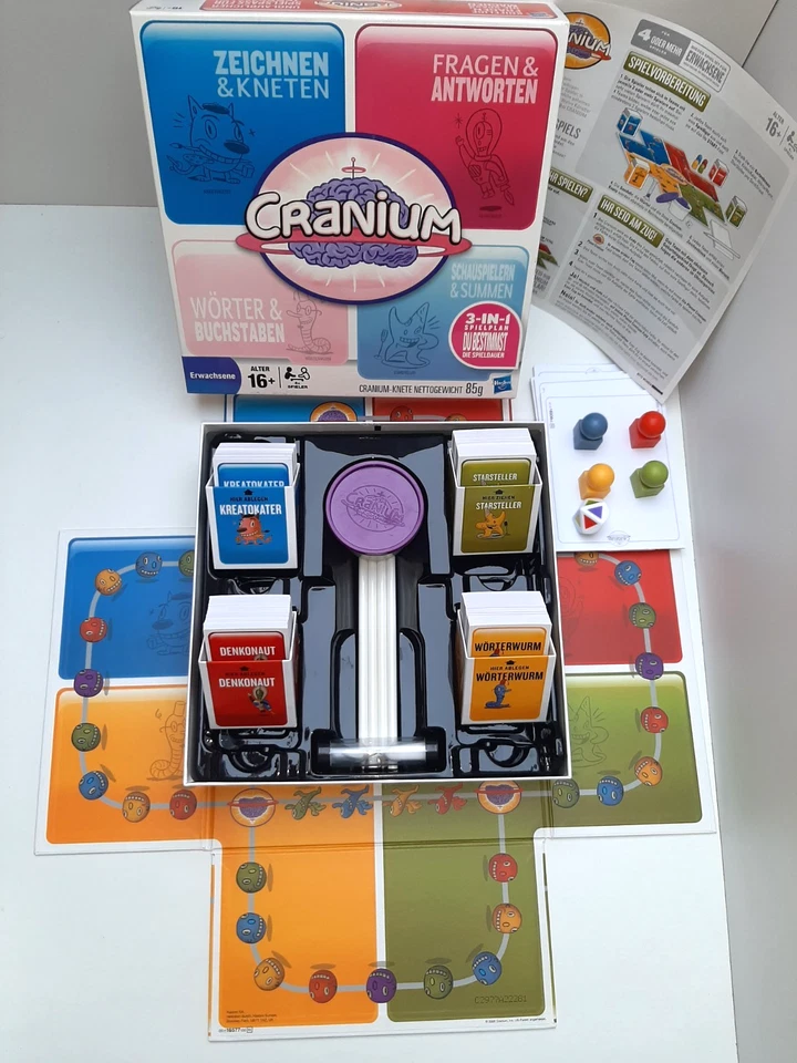 Innen fast wie neu: Cranium Erwachsene 16+ Spiel Gesellschaftsspiel Hasbro TOP - Bild 2 von 4