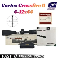 Vortex Crossfire II 4-12x44 Riflescope Dead Hold BDC MOA Reticle CF2-31015 SFP