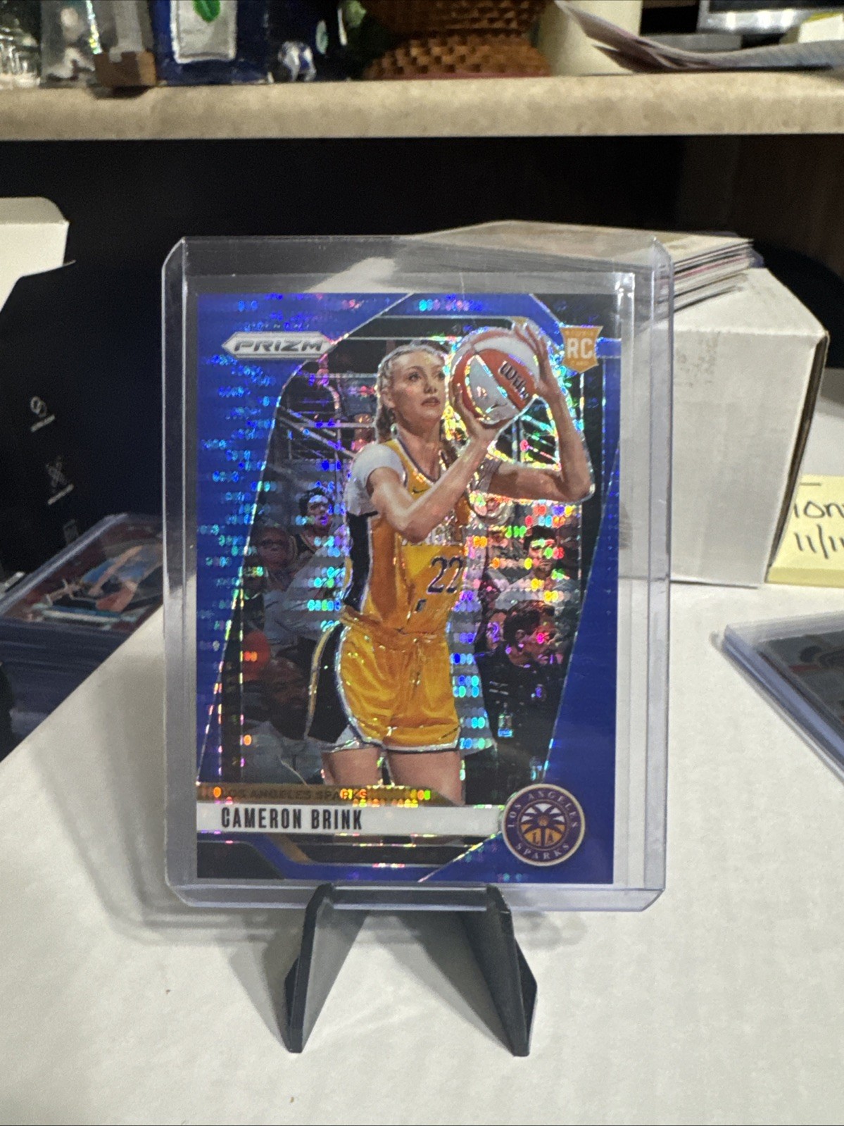 2024 Panini Prizm WNBA - Cameron Brink #127 Blue Pulsar Prizm /199 (RC)