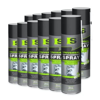 Spraytive 12x 500ml Universal Haftschmierfett – Sprühfett & Kriechöl für Auto
