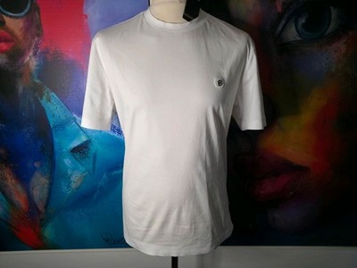 BOSS HUGO BOSS T-shirt Größe M weiß metal logo patching