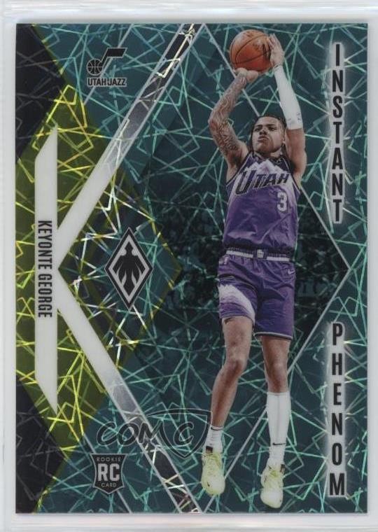 2023-24 Panini Phoenix Instant Phenom Teal Lazer Keyonte George #5 4g0