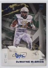 2023 Chronicles Draft Picks Gridiron Kings Rookie Blue DeWayne McBride Auto 2s2