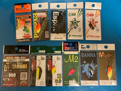 #ad Area Trout Fishing Spoon 10 Pieces Set Takumi Snap #000 New Drawer $99.46