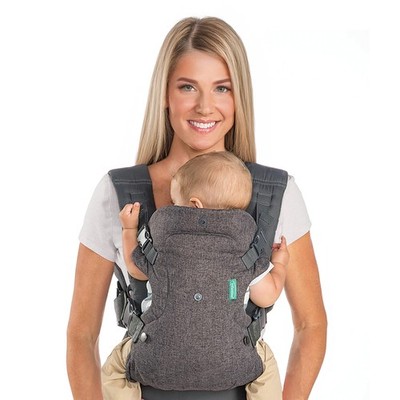 Infantino Flip Advanced 4-in-1 Babytrage, Ergonomisch, Umwandelbar, mit Blickric