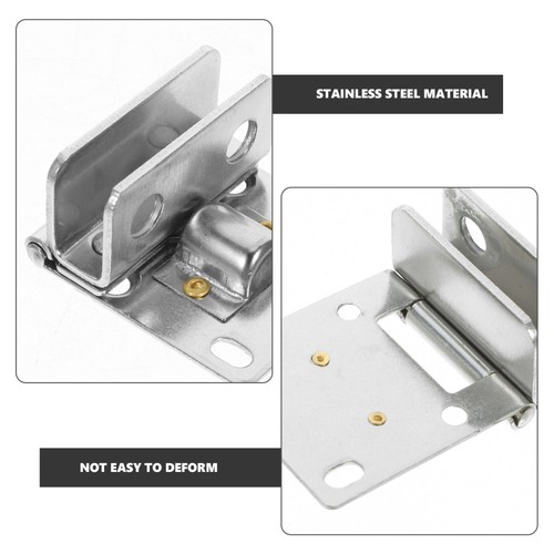 4 Pack Glastürscharniere Glasscharnier Für Schrank Clipscharnier Glastüren - Bild 3 von 12