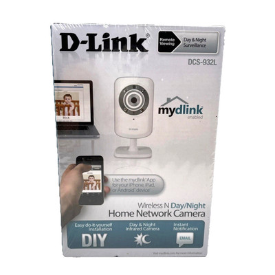 D-Link DCS-932L Wireless Day/Night Home Network Camera NEW SEALED