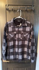 Member's Mark Men's Sherpa-Lined Plaid Fleece Jacket Size S 0434