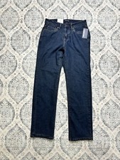 Lands' End Women's Straight Leg Flannel Lined Jeans Size 4 NWT