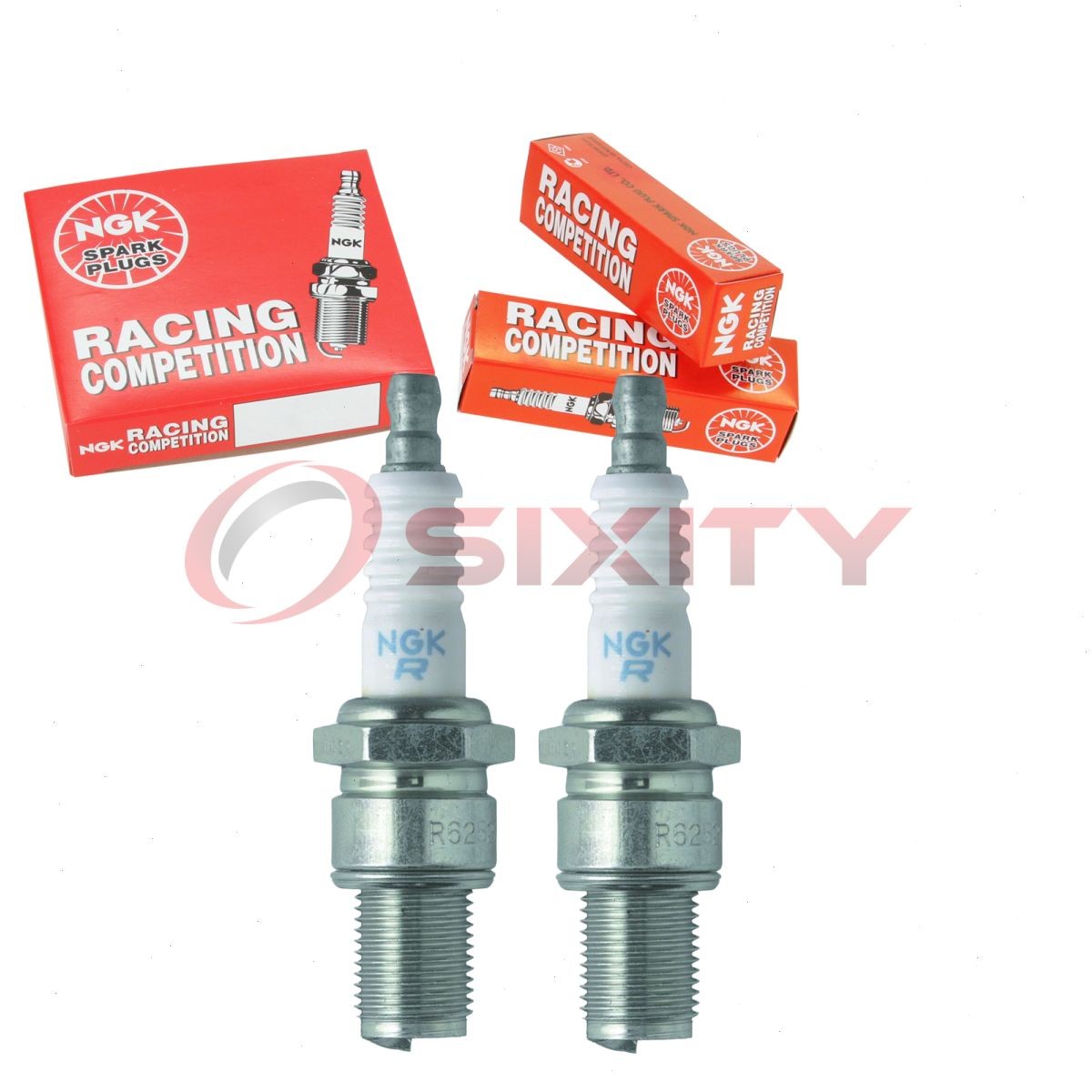 2 pc NGK 2954 R6918B-9 Racing Spark Plugs for 92070-0010 Ignition Wire ik