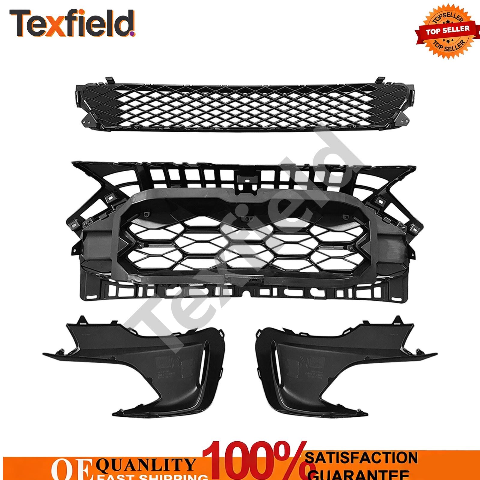 Fits 2023-2024 Honda HRV HR-V Front Grille Assembly With Fog Light Bezel
