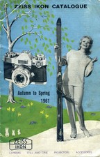 Zeiss Ikon Camera Catalogue  1961