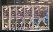 Carson Williams 2026 Topps Series 1 x5 Rookie RC Lot #25 Holo Foil