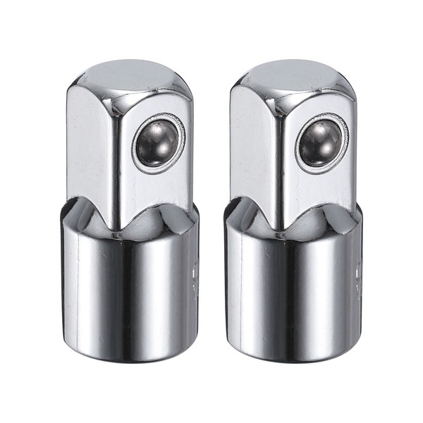 "Stecknussadapter 2 StüCk 3/8\"-1/2\" Crv-Stahl Silber"-image