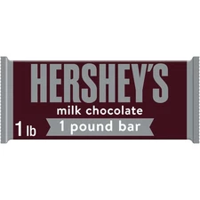 HERSHEY'S 1 Pound Milk Chocolate Bar Perfect Gift for Any Occasion