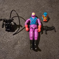 GI Joe Cobra Toxo-Viper 1988 Complete w  Accessories Vintage Figure Weapon