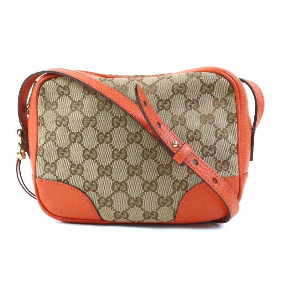 ショルダーバッグ Gucci Gg Crossbody Bag GUCCI Authentic Crossbody Shoulder Bag GG Canvas Leather