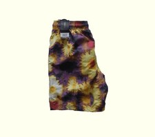 NO BOUNDARIES NEW NWT TRUNKS SWIM 7" VTG Y2K ALL OVER PRINT AOP SHORTS MENs SZ S
