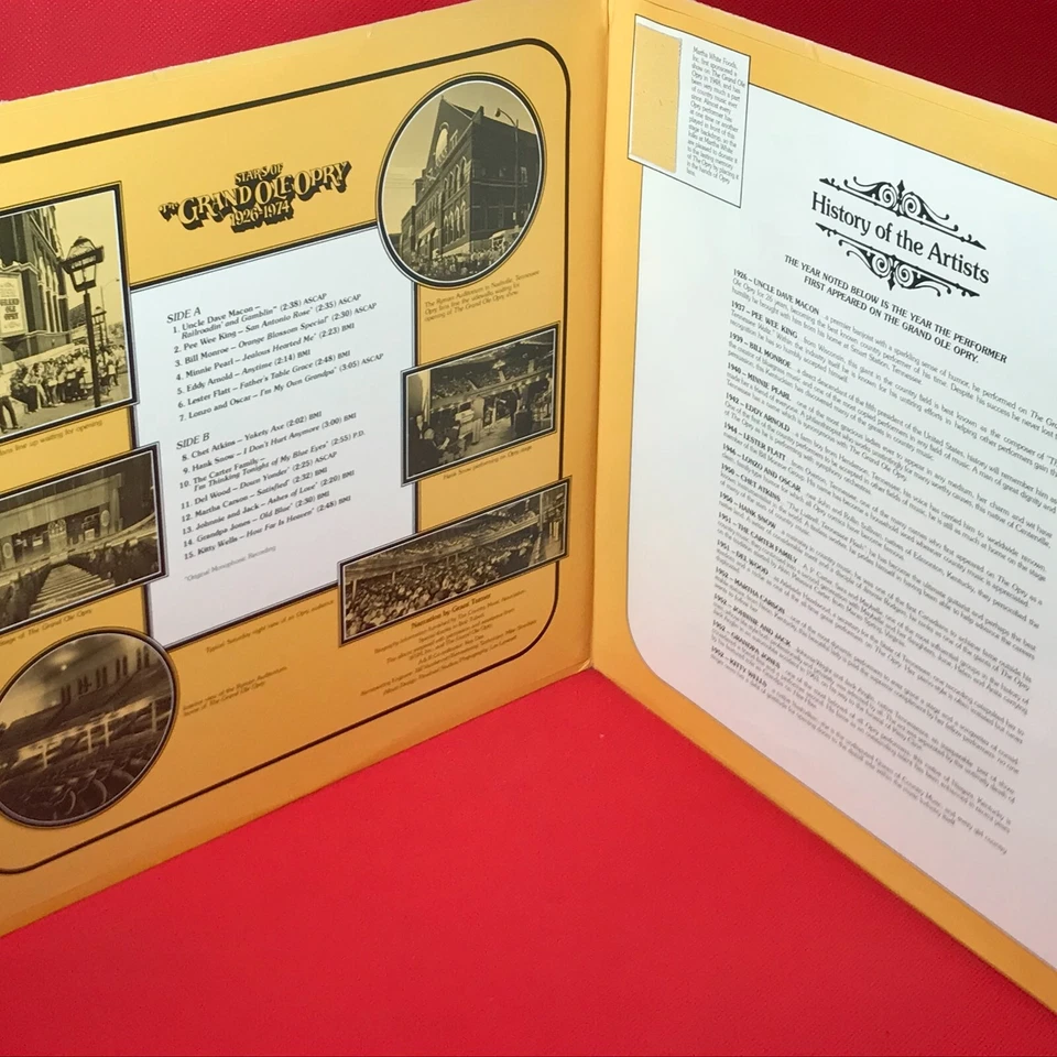 VARIOUS Stars Of The Grand Ole Opry 1926-1974 USA Double Vinyl LP Dolly Parton - Image 3 of 4