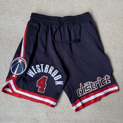 NEW Pro Standard NBA Washington Wizards Russell Westbrook Shorts Size L Premium