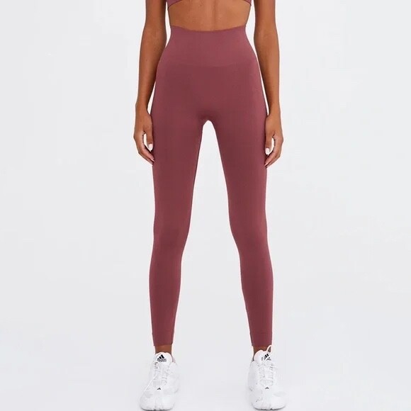 SET ACTIVE Sculptflex Seamless Athletic Leggings in Canyon Size Small